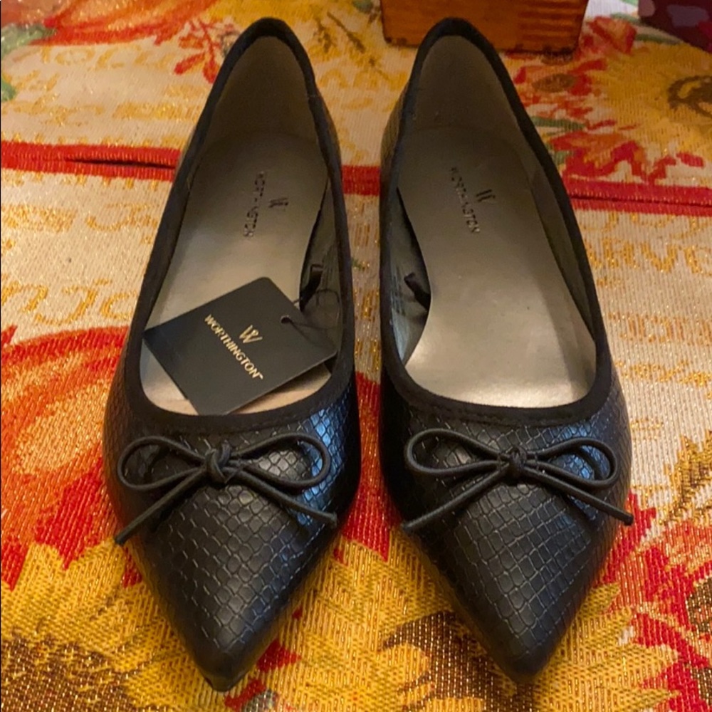 Worthington Womens Gaga Ballet Flats